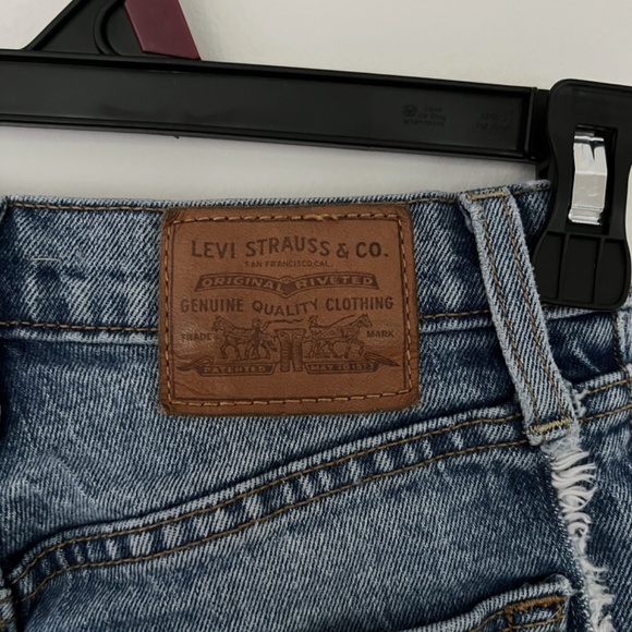 UNIQUE LEVI'S Ribcage Straight Leg Jeans Size 24 - Picture 5 of 5